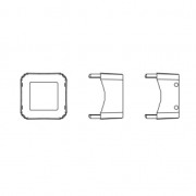 Serti griffe pour cabochon PureCrystal 4499 10 mm - Doré x1