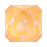 Cabochon Carré PureCrystal 4499 6 mm Crystal Peach DeLite x1