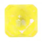 Cabochon Carré PureCrystal 4499 6 mm Crystal Sunshine DeLite x1