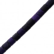 Perles tubes 4x4 mm imitation Howlite teintées - Violet x38cm|raw }}