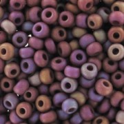 Preciosa Perles rocailles 9/0 2.5 mm - Brown Mat AB x20g|raw }}