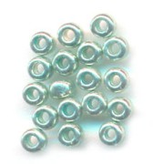 Preciosa Perles rocailles 11/0 2 mm - Vert Turquoise Metallique x20g|raw }}