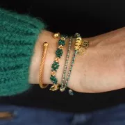 Toupies en cristal PureCrystal 5328 3 mm Emerald x50