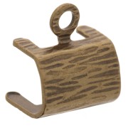 Attache pendentif 10x9 mm pour carré PureCrystal 4439 20 mm - Bronze|raw }}