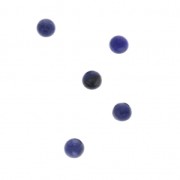 Cabochons ronds 3 mm à coller ou à sertir Sodalite x5|raw }}