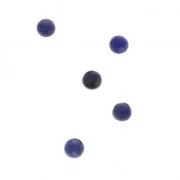 Cabochons ronds 3 mm à coller ou à sertir Sodalite x5