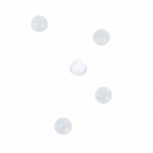 Cabochons ronds 3 mm à coller ou à sertir Blue Lace Agate x5