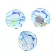 Perle ronde  PureCrystal 5000 8 mm Aquamarine Shimmer x1
