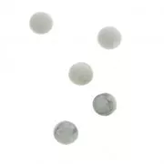 Cabochons ronds 4 mm à coller ou à sertir Howlite x5