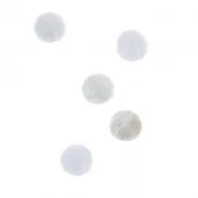 Cabochons ronds 4 mm à coller ou à sertir Agate Bleue x5