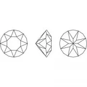 Cabochon PureCrystal 1088 3 mm Crystal Unfoiled x20