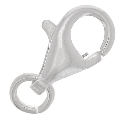 Fermoir mousqueton 11 mm en Argent 925 x1