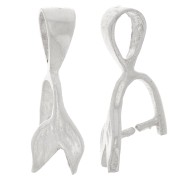 Attache pendentif décorée 20 mm en Argent 925 x1