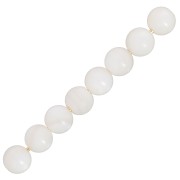 Perles en Nacre Blanche 3 mm x25