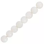 Perles en Nacre Blanche 3 mm x25
