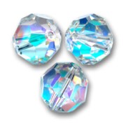 Perles rondes  PureCrystal 5000 4 mm Crystal AB x20|raw }}
