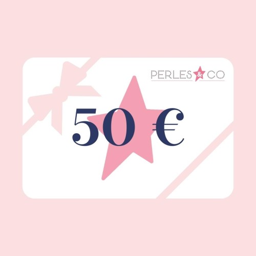 E-Carte Cadeau Perles & Co - 50&euro;