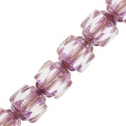 Facettes Antiques  6 mm Crystal Dark Bronze x20