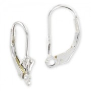 Dormeuses fleur de lys en Argent 925 x2