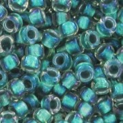 Rocaille Toho 15/0 TO15R264 - Crystal AB Teal Lined x8g|raw }}
