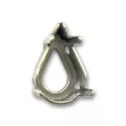 Serti griffe pour cabochon PureCrystal 4300/4328 13x7,8 mm bronze