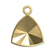 Serti pendentif pour Triangle Kaleidoscope PureCrystal 4799 9 mm - Doré x1|raw }}