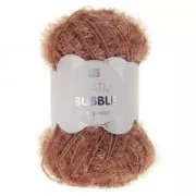 Creative Bubble - Fil à crocheter pour éponge tawashi Brun x50g