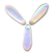 Dagues en verre 5x16 mm Crystal AB x50|raw }}