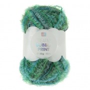 Creative Bubble - Fil à crocheter pour éponge tawashi Vert Mix x50g