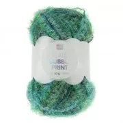 Creative Bubble - Fil à crocheter pour éponge tawashi Vert Mix x50g