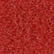 Miyuki Delica 11/0 DB0779 - Dyed Semi-Frosted Transparent Watermelon x8g