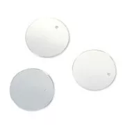 Paillettes Sequins 20 mm Argenté x75