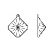 Serti pendentif pour PureCrystal 4499 10 mm - Doré x1