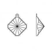 Serti pendentif pour PureCrystal 4499 10 mm - Doré x1