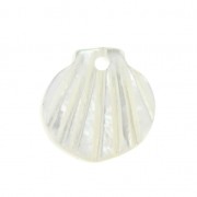 Sequin Nacre en forme de coquillage 10x11 mm x1
