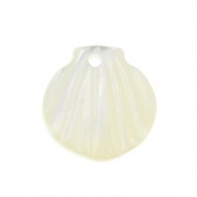 Sequin Nacre en forme de coquillage 10x11 mm x1