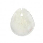 Sequin Feuille en Nacre 12x10 mm x1