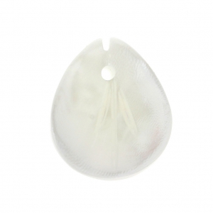 Sequin Feuille en Nacre 12x10 mm x1