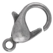 Fermoir mousqueton 12 mm - Gunmetal x1