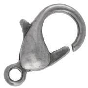 Fermoir mousqueton 12 mm - Gunmetal x1