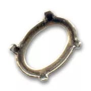 Serti griffe pour cabochon PureCrystal 4120 14x10 mm - Bronze x1