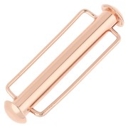 Fermoir coulissant pour tissage de perles 31.5 mm - Doré rose x1|raw }}