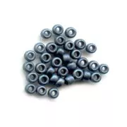 Rocaille Miyuki 15/0 2001 - Mat Gunmetal Metallic luster (Ex MR15/1254) x8g