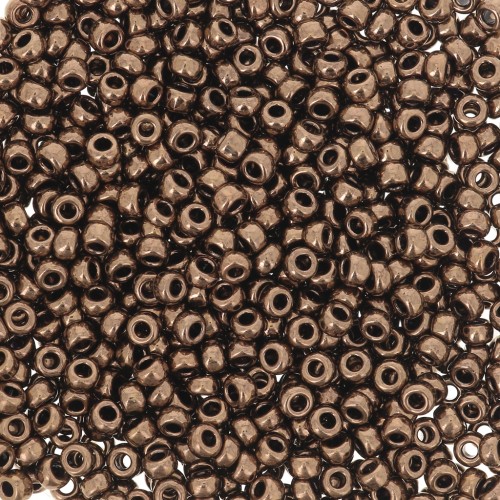 Rocaille Miyuki 11/0 457 - Dark Bronze Metallic x8g