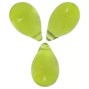 Gouttes 6x9 mm Olivine  x25