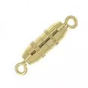 Fermoir à visser 10 mm doré à l'or fin x1