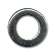 Anneaux 13 mm black nickel x6