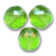 Facettes 14 mm Yellow Peridot x4|raw }}