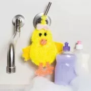 Creative Bubble - Fil à crocheter pour éponge tawashi Fuchsia fluo x50g