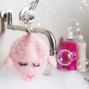 Creative Bubble - Fil à crocheter pour éponge tawashi Fuchsia fluo x50g